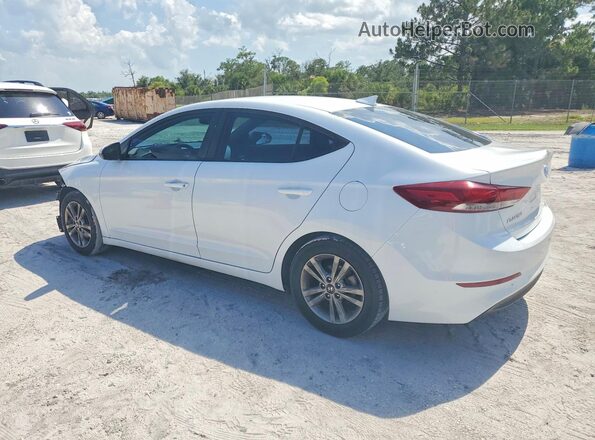 5NPD84LF0JH249372 2018 HYUNDAI ELANTRA White Հետևի ձախ