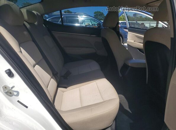 5NPD84LF0JH249372 2018 HYUNDAI ELANTRA White Հետևի նստատեղերի տեսք