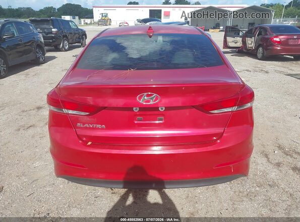 5NPD84LF0JH251350 2018 HYUNDAI ELANTRA Burgundy 