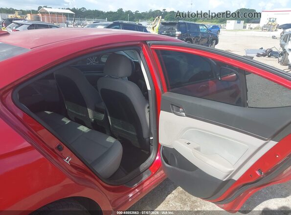5NPD84LF0JH251350 2018 HYUNDAI ELANTRA Burgundy VIN sticker view