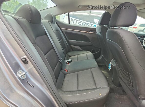 5NPD84LF0JH254930 2018 HYUNDAI ELANTRA Серый Вид задних сидений
