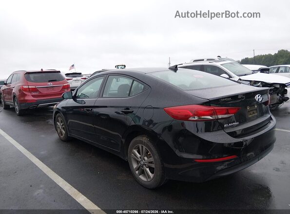 5NPD84LF0JH296028 2018 HYUNDAI ELANTRA Black Rear left
