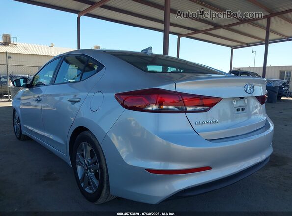 5NPD84LF0JH298328 2018 HYUNDAI ELANTRA Серебряный Задняя левая четверть