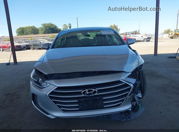 5NPD84LF0JH298328 2018 HYUNDAI ELANTRA Серебряный Вид щитка приборов
