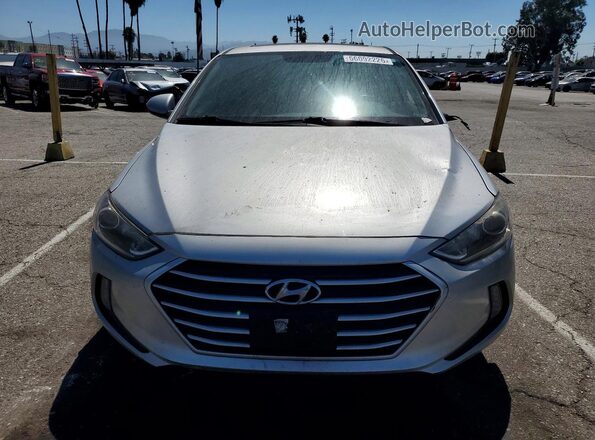 5NPD84LF0JH304189 2018 HYUNDAI ELANTRA Silver Front view