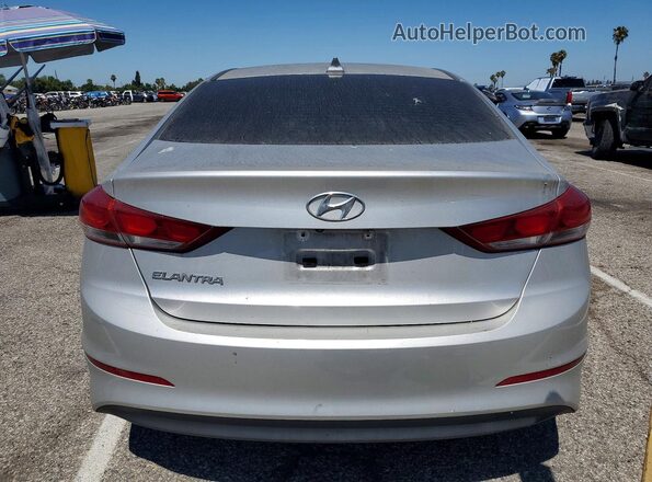 5NPD84LF0JH304189 2018 HYUNDAI ELANTRA Silver Rear view