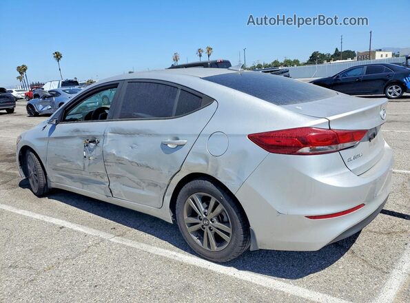 5NPD84LF0JH304189 2018 HYUNDAI ELANTRA Silver Rear left