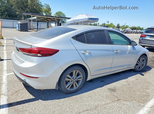 5NPD84LF0JH304189 2018 HYUNDAI ELANTRA Silver Rear right
