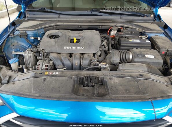 5NPD84LF0JH315502 2018 HYUNDAI ELANTRA Blue უკანა ხედი
