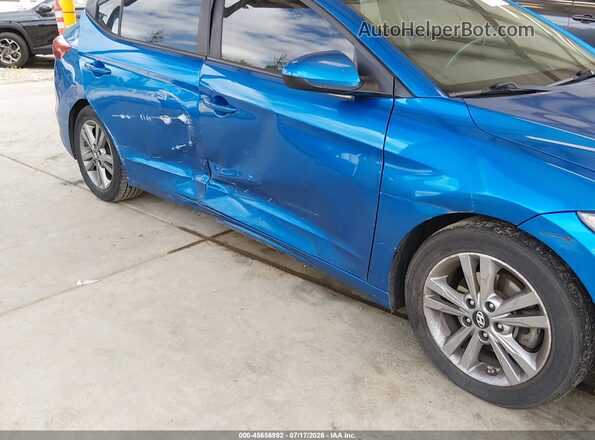 5NPD84LF0JH315502 2018 HYUNDAI ELANTRA Blue წინა ხედი