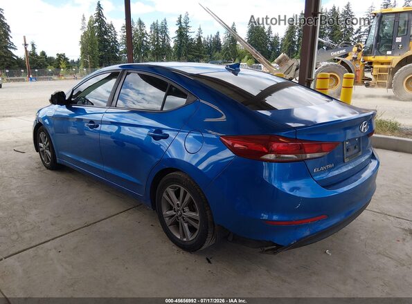 5NPD84LF0JH315502 2018 HYUNDAI ELANTRA Blue უკანა მარცხენა