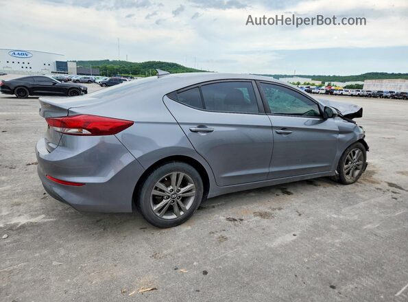 5NPD84LF0JH317878 2018 HYUNDAI ELANTRA Серый Задняя правая четверть
