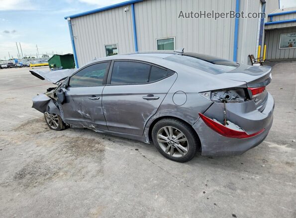 5NPD84LF0JH317878 2018 HYUNDAI ELANTRA Серый Задняя левая четверть