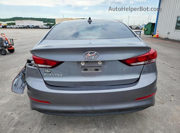 5NPD84LF0JH317878 2018 HYUNDAI ELANTRA Серый Вид сзади