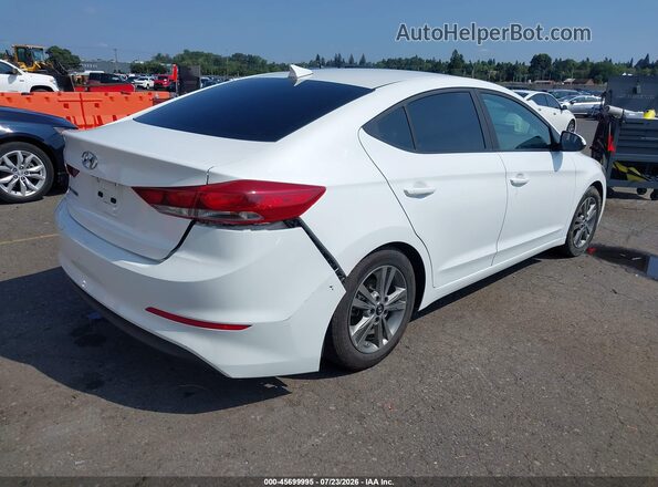 5NPD84LF0JH327584 2018 HYUNDAI ELANTRA White Rear right