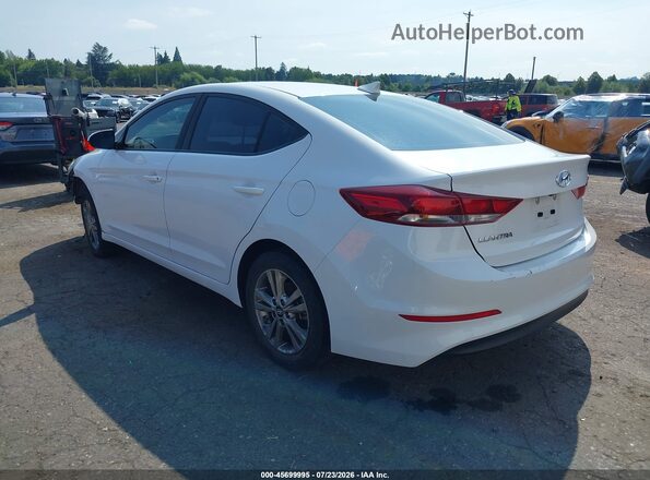 5NPD84LF0JH327584 2018 HYUNDAI ELANTRA White Rear left