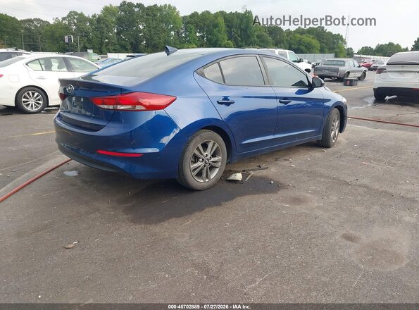 5NPD84LF0JH333286 2018 HYUNDAI ELANTRA Синий Задняя правая четверть