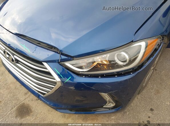5NPD84LF0JH333286 2018 HYUNDAI ELANTRA Синий Вид спереди