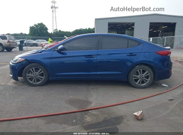 5NPD84LF0JH333286 2018 HYUNDAI ELANTRA Синий Панорамный вид салона 360°