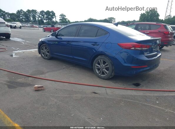 5NPD84LF0JH333286 2018 HYUNDAI ELANTRA Синий Задняя левая четверть