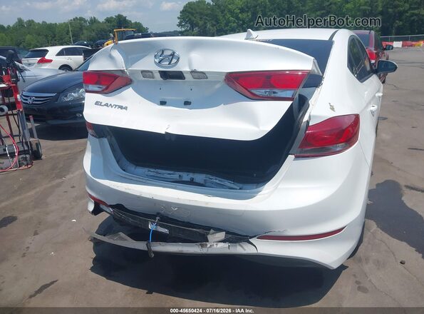 5NPD84LF0JH335104 2018 HYUNDAI ELANTRA Белый Вид спереди
