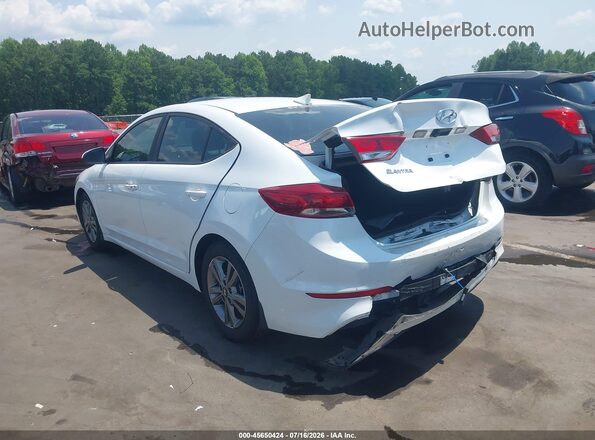 5NPD84LF0JH335104 2018 HYUNDAI ELANTRA Белый Задняя левая четверть