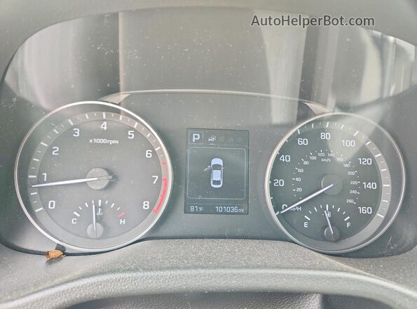 5NPD84LF0JH339816 2018 HYUNDAI ELANTRA Black Instrument cluster view