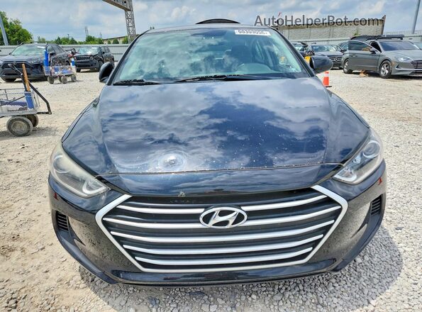 5NPD84LF0JH339816 2018 HYUNDAI ELANTRA Black Front view