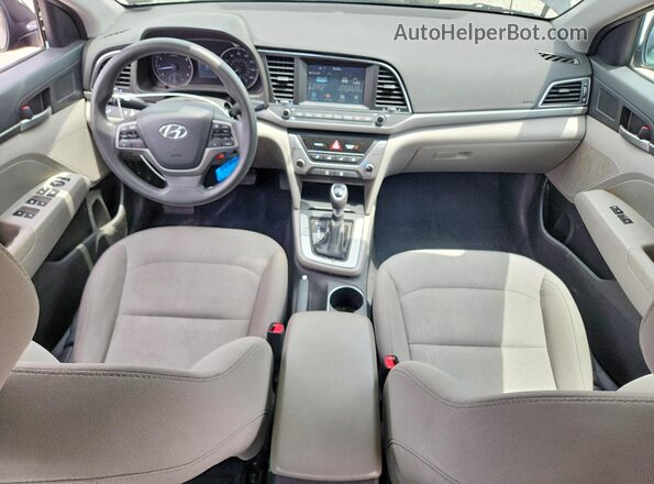 5NPD84LF0JH339816 2018 HYUNDAI ELANTRA Black Dashboard view