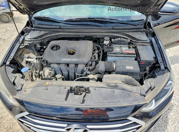 5NPD84LF0JH339816 2018 HYUNDAI ELANTRA Black Rear interior view