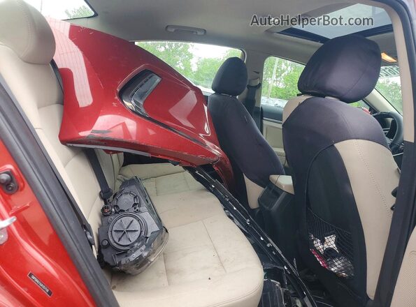 5NPD84LF0JH357118 2018 HYUNDAI ELANTRA Red Вид задніх сидінь