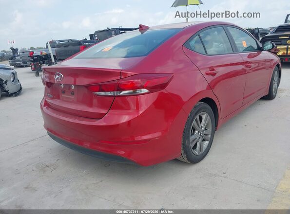 5NPD84LF0JH366062 2018 HYUNDAI ELANTRA Red Trasero derecho