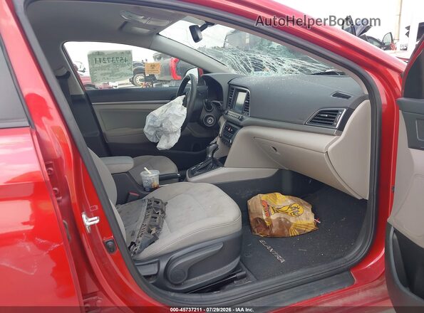 5NPD84LF0JH366062 2018 HYUNDAI ELANTRA Red Vista interior delantera
