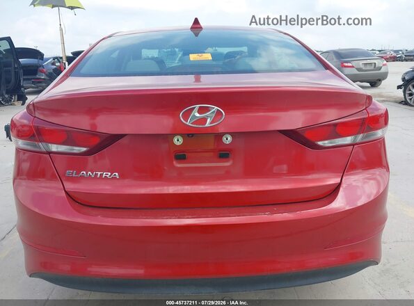 5NPD84LF0JH366062 2018 HYUNDAI ELANTRA Red 