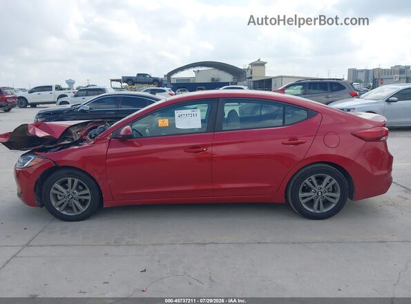 5NPD84LF0JH366062 2018 HYUNDAI ELANTRA Red Vista interior de 360 grados