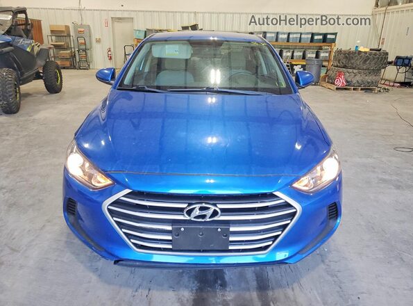 5NPD84LF0JH367079 2018 HYUNDAI ELANTRA Blue Vista frontal