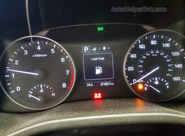 5NPD84LF0JH367079 2018 HYUNDAI ELANTRA Blue Vista del cuadro de instrumentos