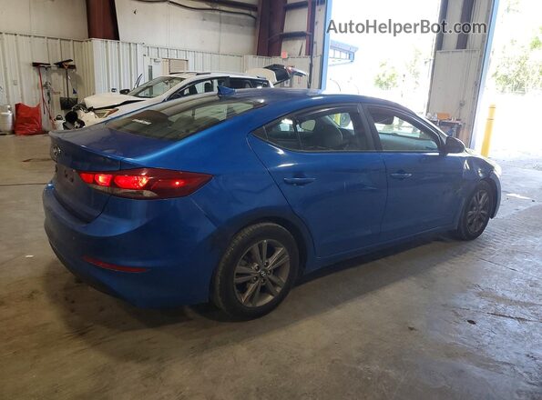 5NPD84LF0JH367079 2018 HYUNDAI ELANTRA Blue Trasero derecho