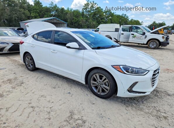 5NPD84LF0JH367969 2018 HYUNDAI ELANTRA Белый Передняя правая четверть