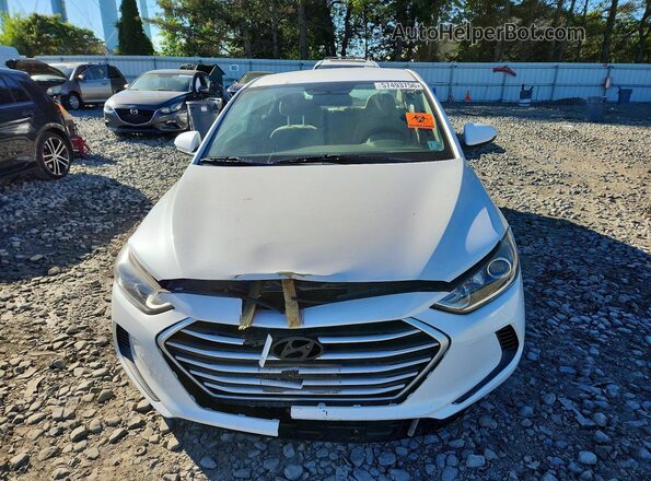 5NPD84LF0JH369172 2018 HYUNDAI ELANTRA White Դիմացի տեսք