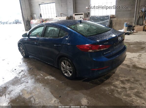 5NPD84LF0JH387669 2018 HYUNDAI ELANTRA Blue Tył lewy