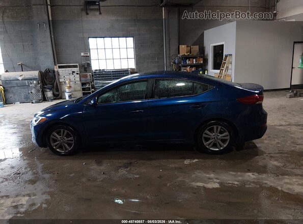 5NPD84LF0JH387669 2018 HYUNDAI ELANTRA Blue Widok wnętrza 360 stopni