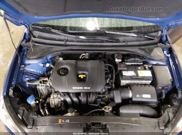 5NPD84LF0JH387669 2018 HYUNDAI ELANTRA Blue Widok z tyłu