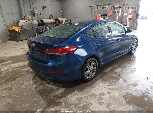 5NPD84LF0JH387669 2018 HYUNDAI ELANTRA Blue Tył prawy