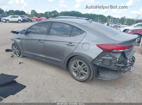 5NPD84LF0JH388661 2018 HYUNDAI ELANTRA Gray უკანა მარცხენა