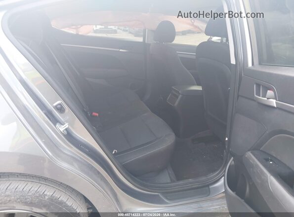 5NPD84LF0JH388661 2018 HYUNDAI ELANTRA Gray VIN კოდის სტიკერის ხედი