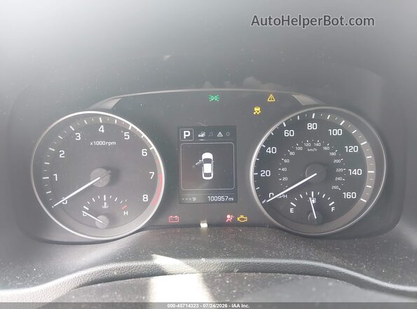 5NPD84LF0JH388661 2018 HYUNDAI ELANTRA Gray უკანა სავარძლების ხედი