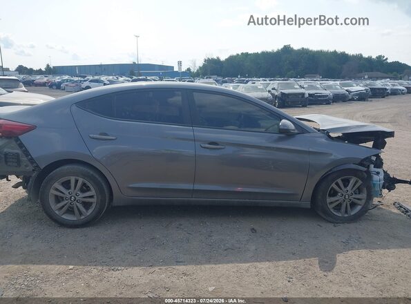 5NPD84LF0JH388661 2018 HYUNDAI ELANTRA Gray სალონის 360-გრადუსიანი ხედი