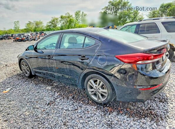 5NPD84LF0JH390894 2018 HYUNDAI ELANTRA Black უკანა მარცხენა