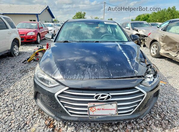 5NPD84LF0JH390894 2018 HYUNDAI ELANTRA Black წინა ხედი